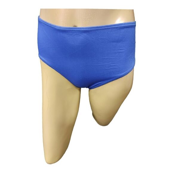 LADIES NYLON-LYCRA STRETCH PANTIES ROYAL BLUE - Picture 1 of 2